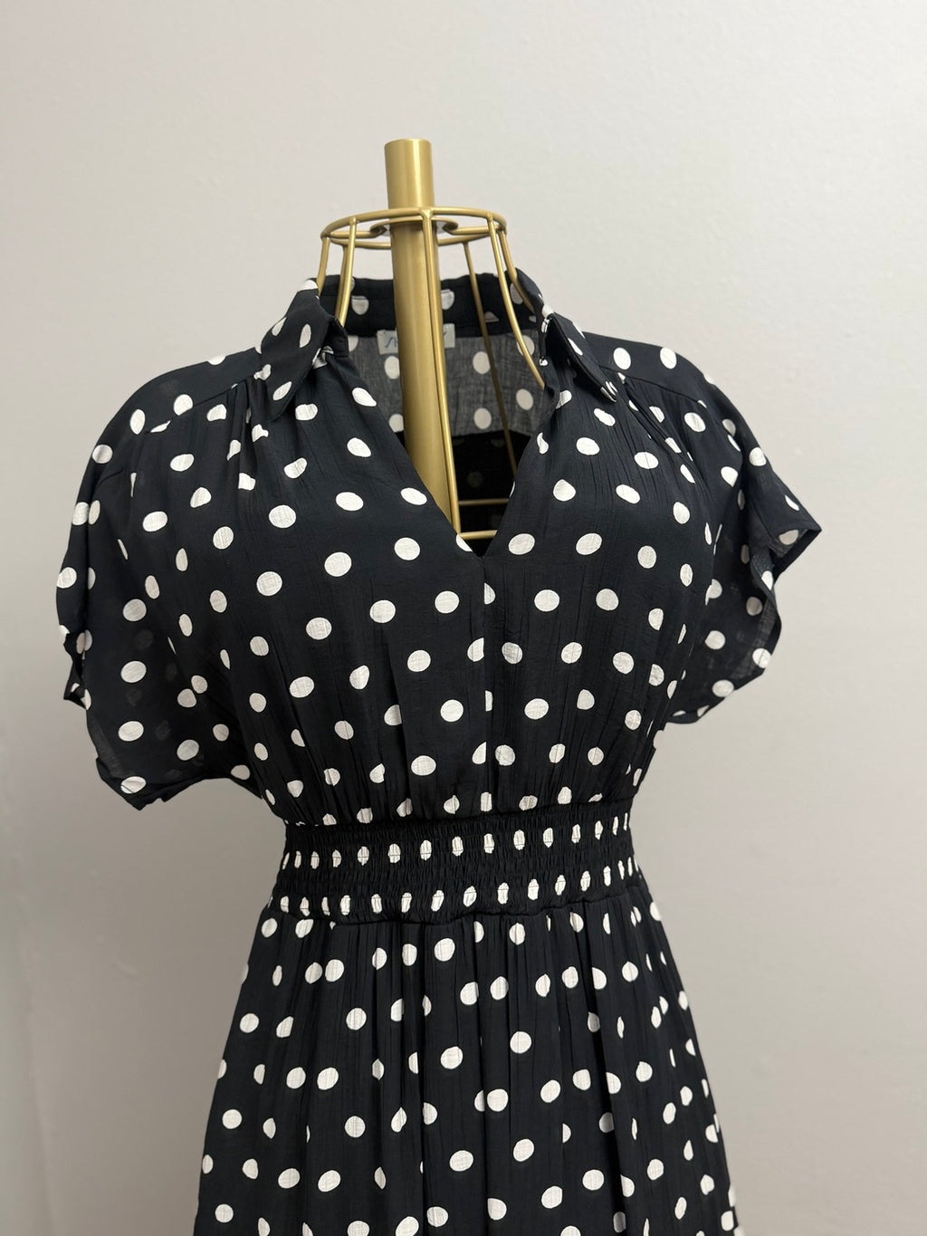 Midnight Dot Tiered Maxi Dress alternate view