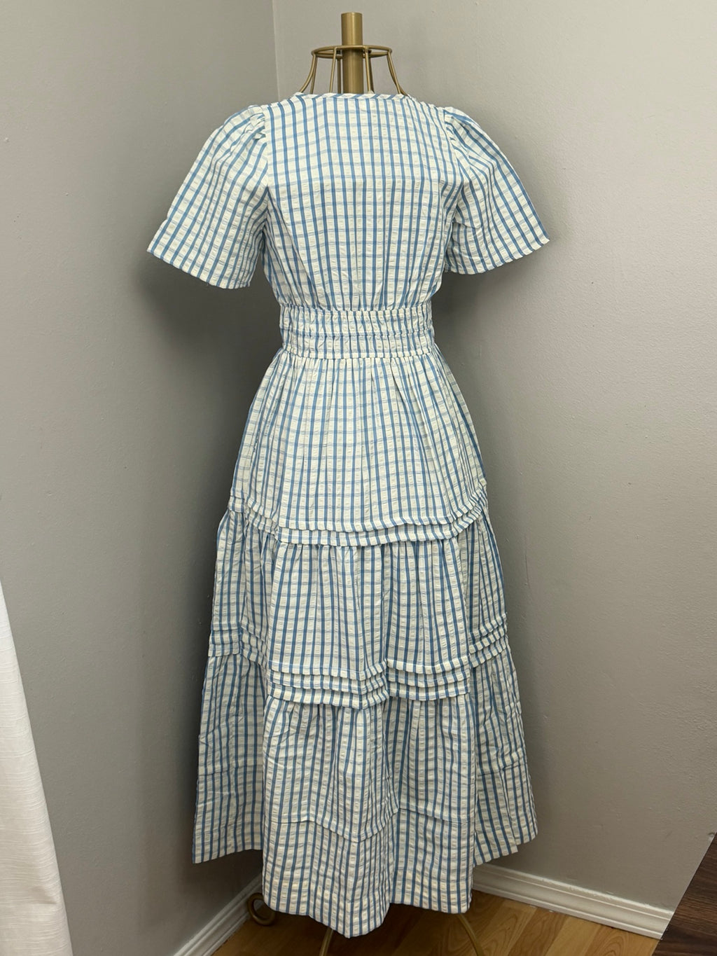 Bluebell Stripe Tiered Maxi Dress alternate view