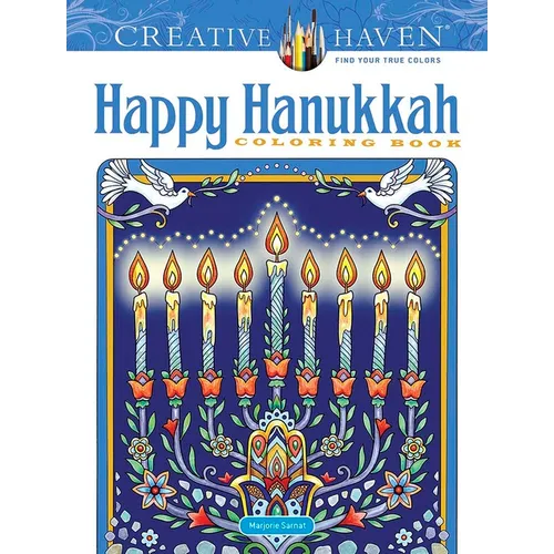 Creative Haven Happy Hanukkah Coloring Book